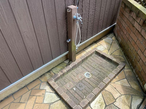 ペット用の足洗い場