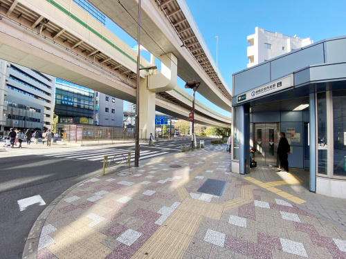 板橋区役所前駅前の風景