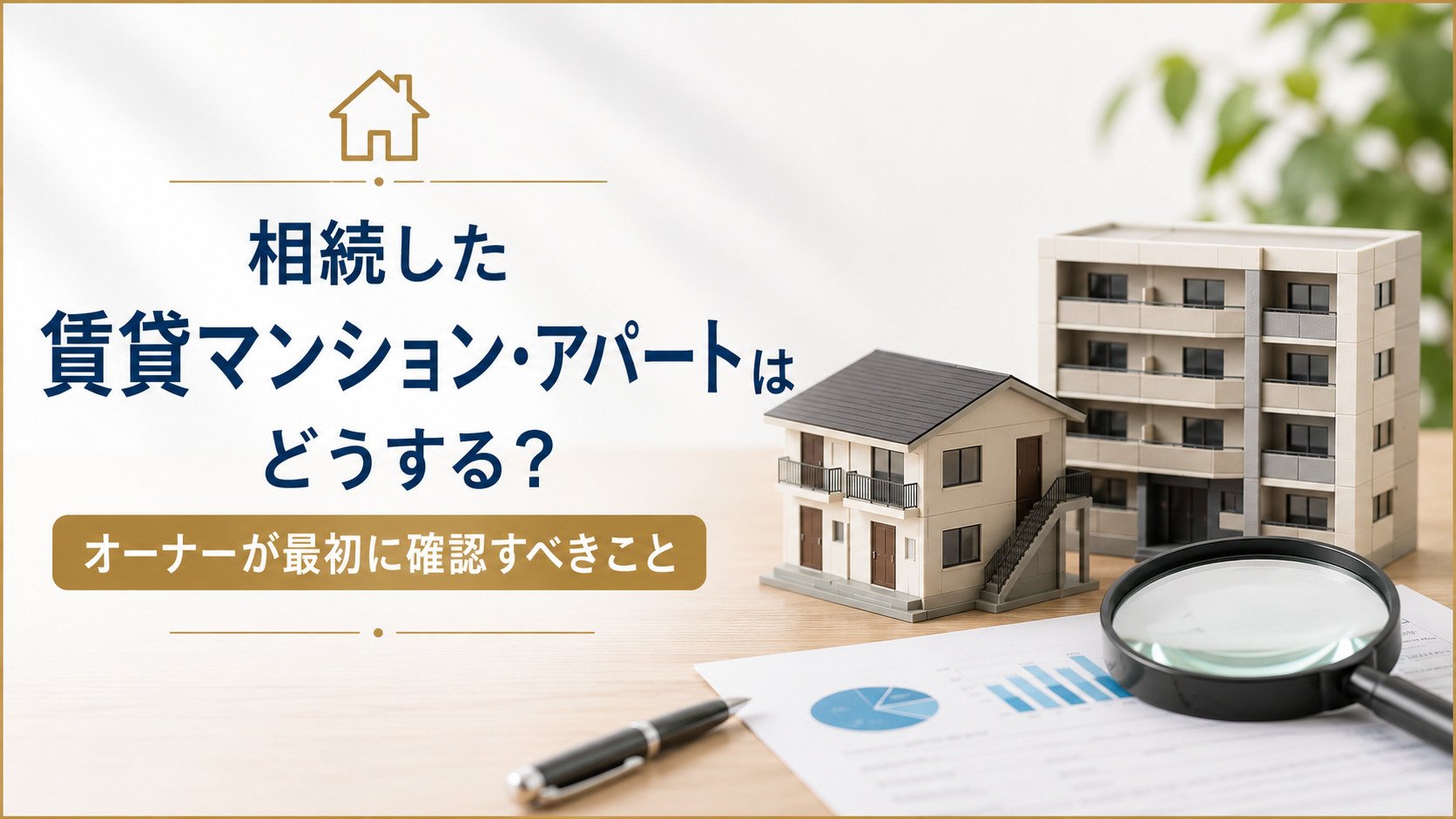 相続した賃貸マンション・アパートはどうする?オーナーが最初に...の画像