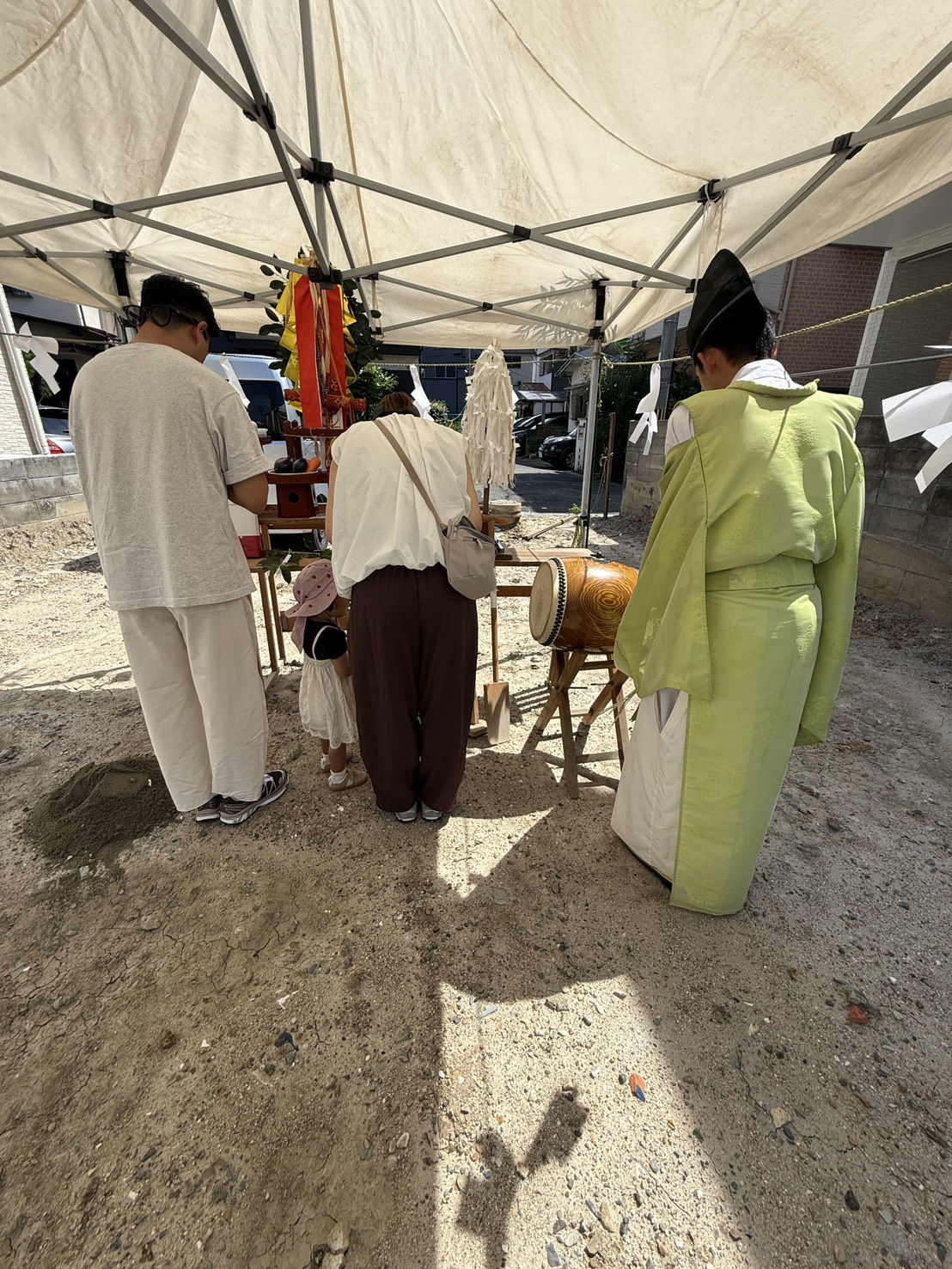 地鎮祭おめでとうございます!の画像