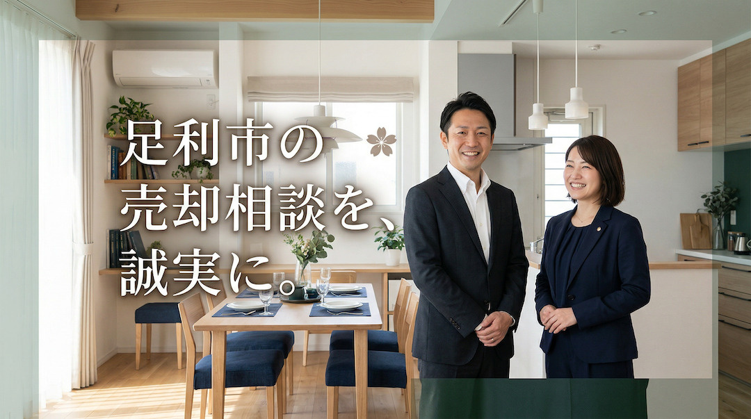 足利市の不動産売却は株式会社さくら屋へお任せください。1950年創業の安心と実績によりお客様の「納得」を実現いたします。