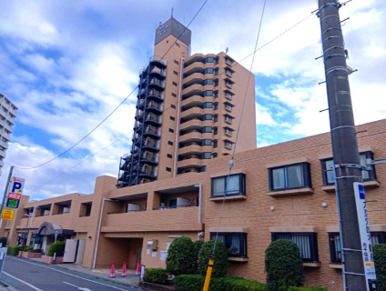 ライオンズステーションプラザ梅島【外観】梅島駅より徒歩２分、全166戸のビッグコミュニティ！