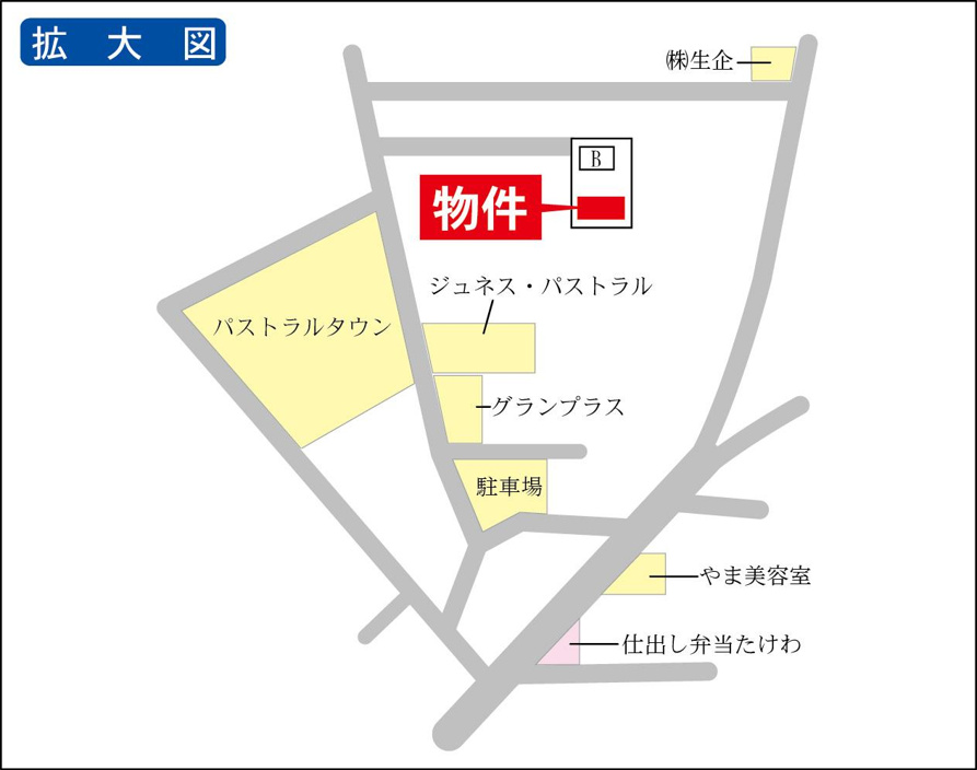 閑静な住宅街にあります。