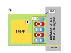 Adoble＋ 八幡西区永犬丸南町2丁目2期【区画図】全1区画の販売です。お気軽にお問い合わせください。