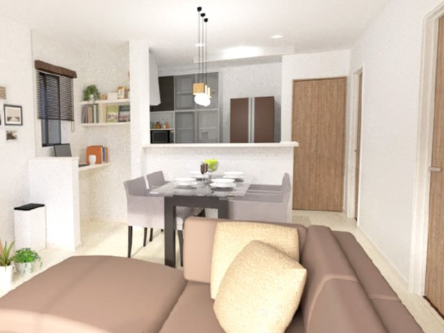 Bloom 小倉南区津田新町1丁目4期【居間・リビング】Bloomシリーズの内観イメージです。詳しくはお問い合わせください。