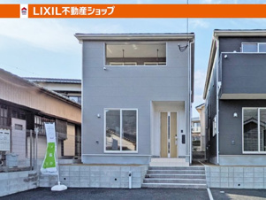 CRADLE GARDEN　小倉北区高坊第3【外観パース】完成予想図です。2026.1月完成予定。完成前でも同仕様物件のご見学が可能です。