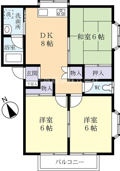 角部屋３DKです