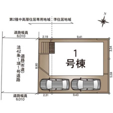  鹿児島市 永吉２丁目 (鹿児島中央駅) 2階建 4LDK【区画図】