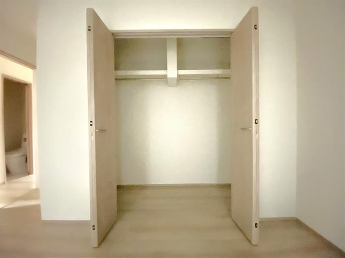 各部屋に収納があります