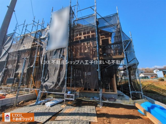 八王子市小比企町1429-2 新築【仲介手数料無料】【外観】工事中につき、完成施工例や完成予定の仕様書などを準備いたします。お気軽にお問い合わせください。