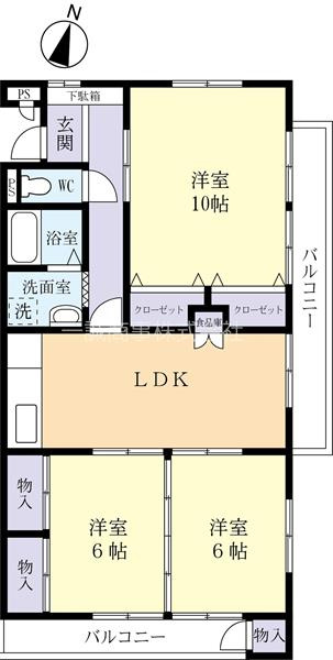 ３LDK＋トランクルーム