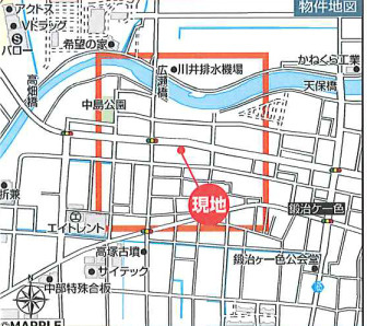 北名古屋市鍜治ケ一色西【地図】