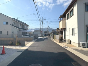 西京区川島三重町【前面道路含む現地写真】