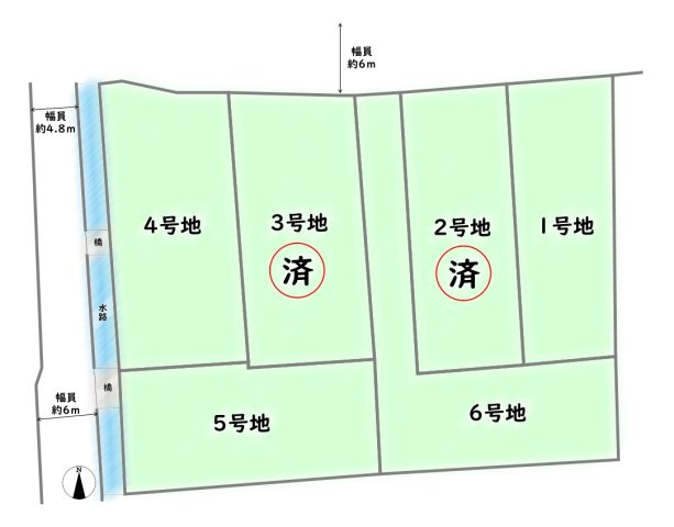 西京区川島三重町【区画図】《区画図》