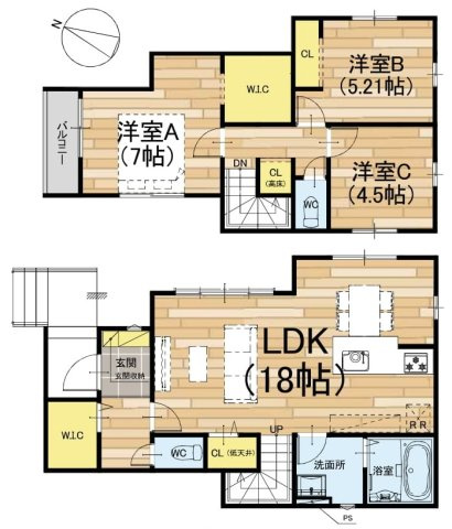 上賀茂本山1期11号地【間取り】