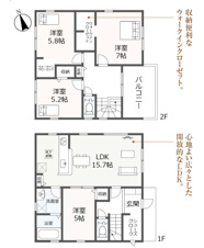 春日井市東野町西二丁目【間取り】