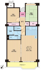 入船西エステート3号棟【間取り】