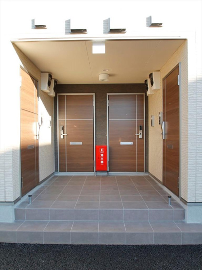 玄関前