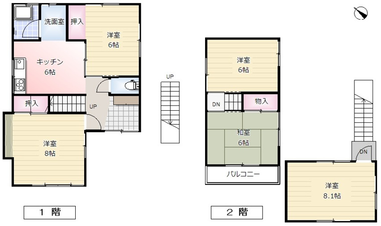 南沼上1丁目　中古住宅の画像