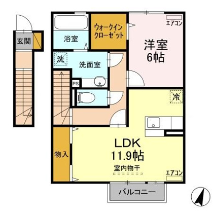 シュタットみどりの Cの画像