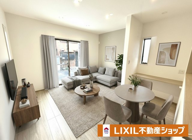 FelidiaGarden清須市須ヶ口 全1区画 1号棟【居間・リビング】本写真の家具・小物はCGによるイメージです。実際の物件には含まれません。