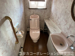 文苑4丁目41-2、3売家【トイレ】手洗場付きトイレで衛生面もOK★
