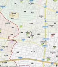 中奈良倉庫【地図】