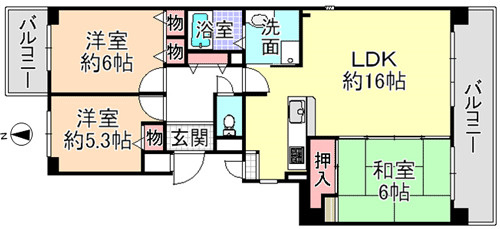 リベラス21  4棟【間取り】