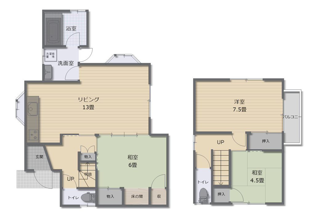 スパランド戸建【間取り】