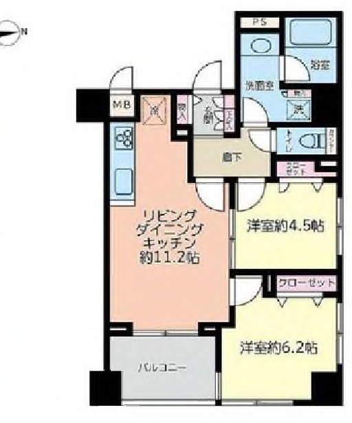 ルピナス王子駅前【間取り】