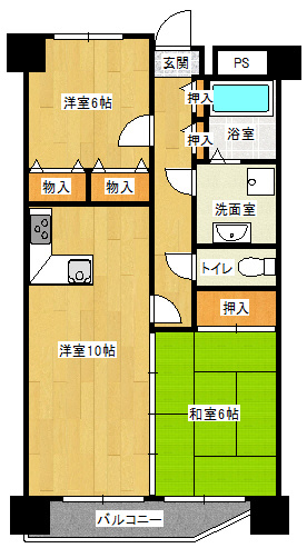 アークシティ築地第二【間取り】