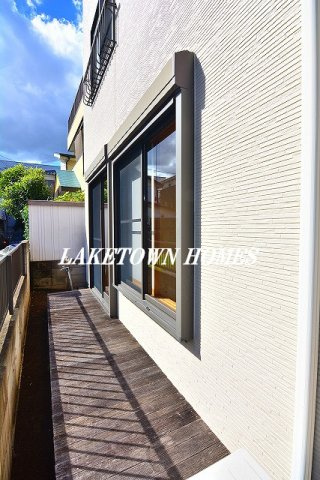 ウッディーパレス【庭つき】テラスです。