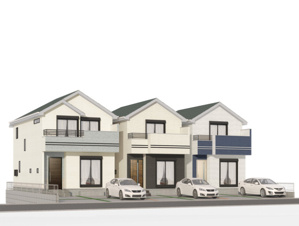 ハートフルタウン(春)守山区川西2期【外観パース】