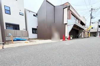 右京区太秦安井藤ノ木町【前面道路含む現地写真】《現況》