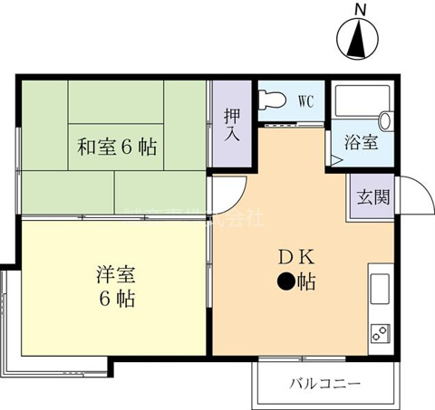 コーポらん月２号棟の画像