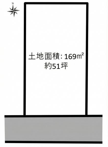 シンプルな形状の土地で使い方のプランが立てやすい区画です。面積は十分な広さがあります。無駄の少ない整形地で建築計画も進めやすいです。