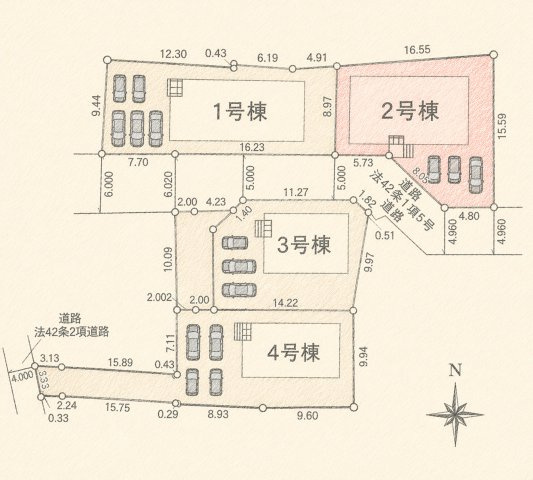 姶良市 加治木町反土 第13(加治木駅) 平屋建 4LDK（２号棟）【その他】※２号棟です。