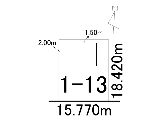 芽室町西５条８丁目【区画図】