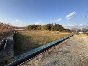 西条町田口　土地【前面道路含む現地写真】