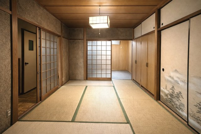 右京区西院下花田町【和室】AIにて家具消しをしています。実際の室内状況とは異なる場合がございます。