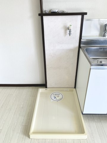 室内洗濯機置き場です。