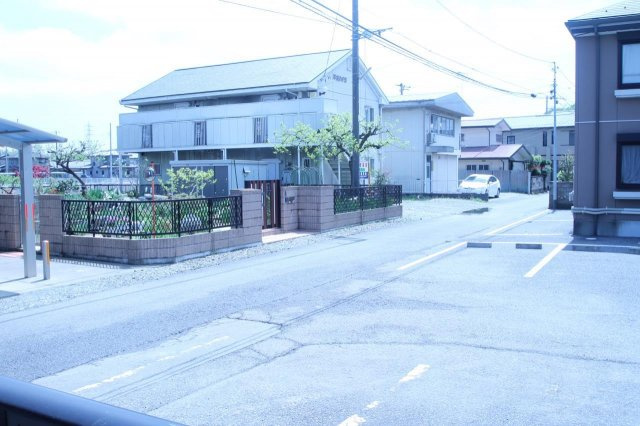 バルコニーから見た