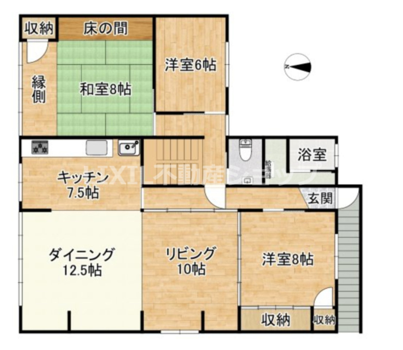 大町ビル【間取り】２階　間取図