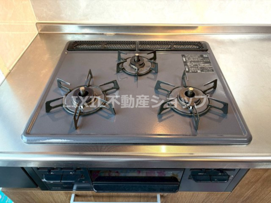 大町ビル【設備】３口ガスコンロ