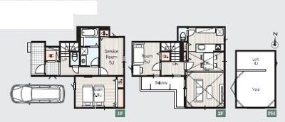 基礎工事が進行中の様子がよくわかります。しっかりとした基礎構造が確認できます。住宅の土台となる部分が整っています。明るい日差しが敷地全体に届いています。周囲にも住宅が立ち並ぶ落ち着いた環境です。