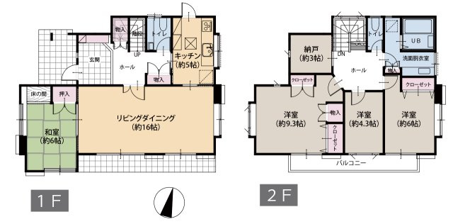 横浜市金沢区富岡西３丁目の中古一戸建【間取り】