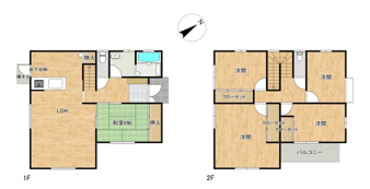 守山市小島町の中古一戸建【間取り】