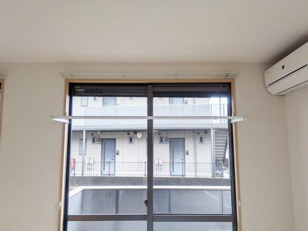 室内物干し付き