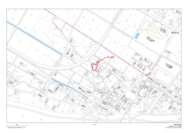彦根市田附町の中古一戸建【地図】