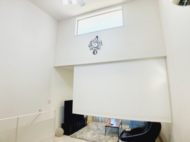 上本町中古戸建【その他】ロールスクリーン付きでお部屋の仕切りができます。※残置物を撤去したイメージ画像になります。